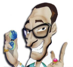 Cartoon version of Peter Perke