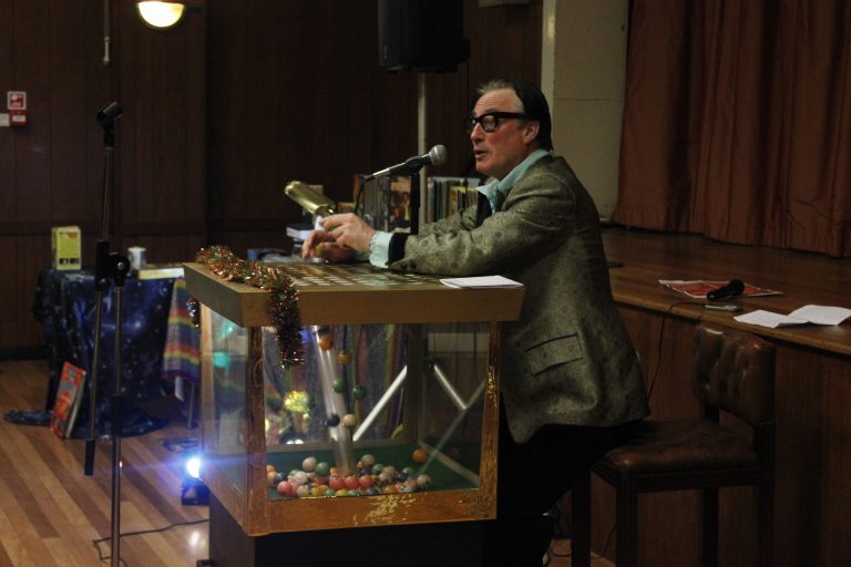Peter Perke Playing Bingo